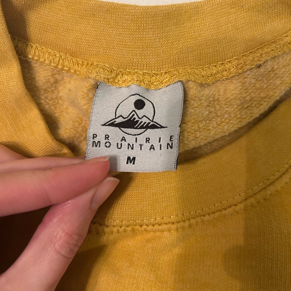Sedona Graphic Mustard Sweater - Picture 3 of 4